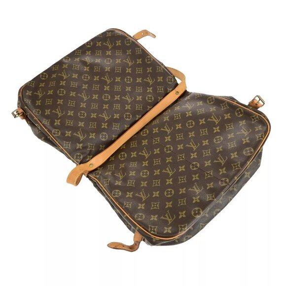 LOUIS VUITTON Saumur 35 Shoulder Bag Monogram Leather BN France - Picture 14 of 16